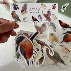 Vogelstickers, Nieuw-Zeelandse inheemse vogels