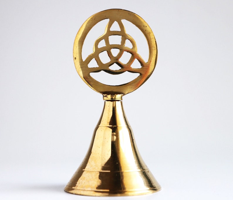 Sacred Altar Bells Brass Meditation Bells Trinity