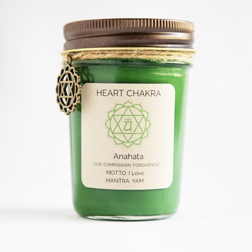 Heart Chakra Candle Etsy