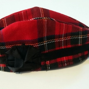 Glengarry dog hat, Dog cap, Scottish soldier hat, Glengarrie hat image 8