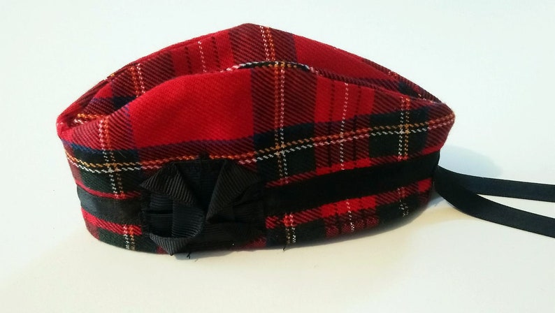 Glengarry dog hat, Dog cap, Scottish soldier hat, Glengarrie hat image 8