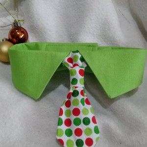 Christmas pet neck tie and collar, cat neckties