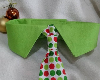 Christmas pet neck tie and collar, cat neckties