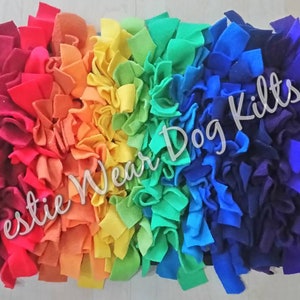 Large Rainbow Ripple Snuffle Mat, multicoloured snuffle rug