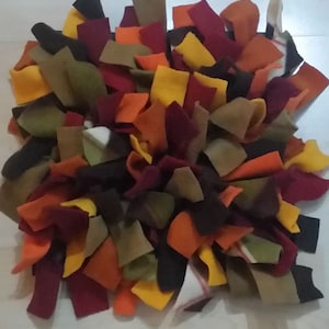 Small &quot;Autumn&quot; Snuffle Mat, treat mat &quot;Fall&quot; snuffle rug