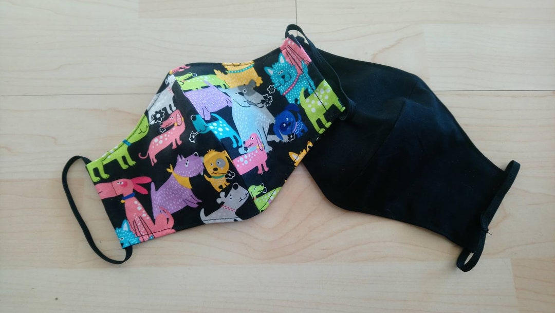 Dog Themed Face Masks for Humans Etsy