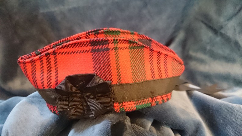 Glengarry dog hat, Dog cap, Scottish soldier hat, Glengarrie hat image 3