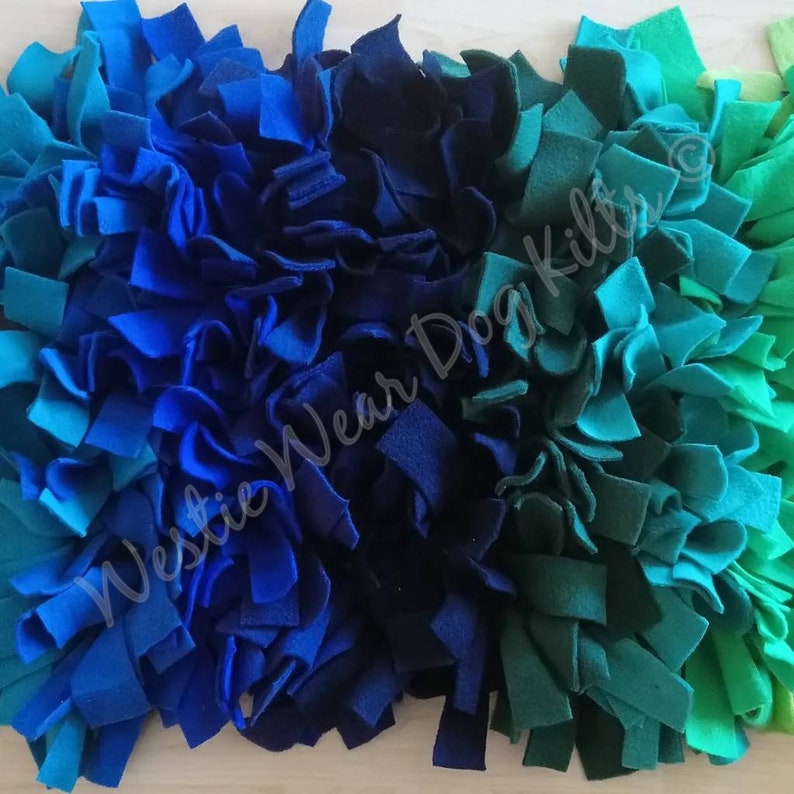 Large Sea Ripple Snuffle Mat, Treat mat, brain training mat for pets image 1