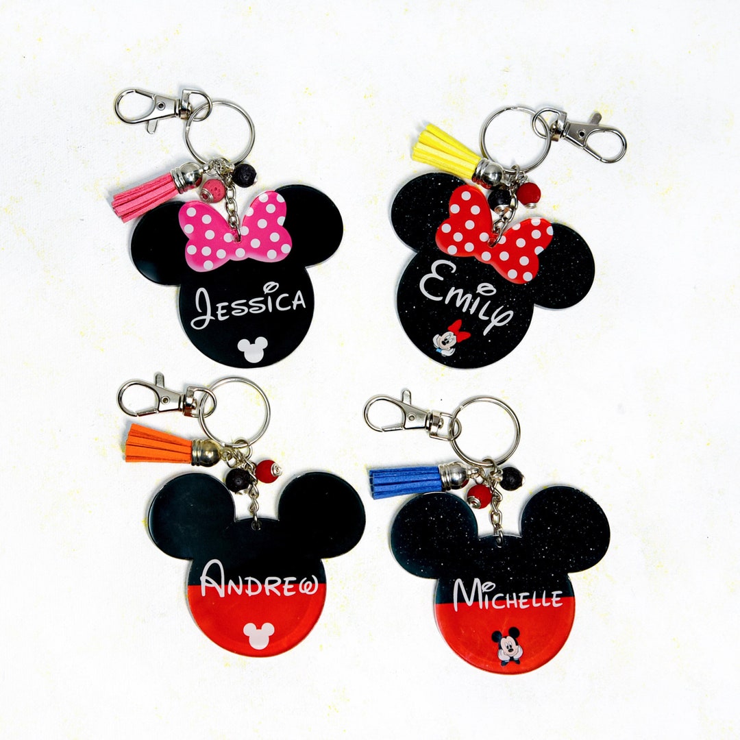 Personalized Acrylic Keychains, Mouse Acrylic Keychains, Personalized