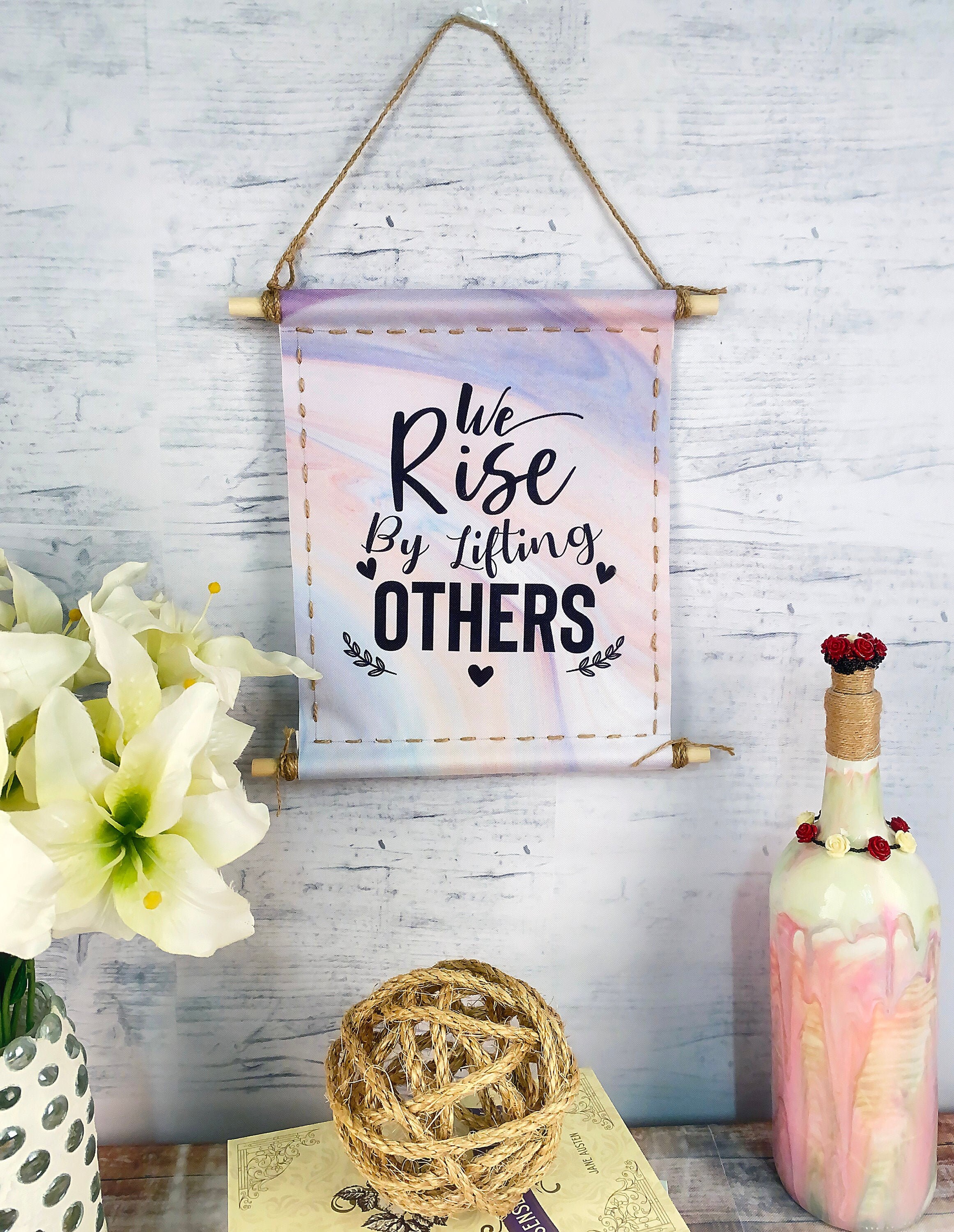 Encouraging Wall Banner Inspirational Wall Banner Positive Etsy