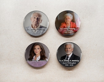 Imanes personalizados conmemorativos, imanes en memoria de seres queridos.