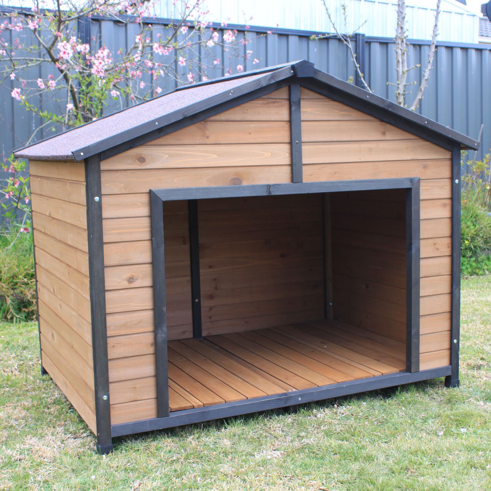 Petjoint Extra Extra Large Pet Dog Kennel Outdoor Wooden House Etsy Uk