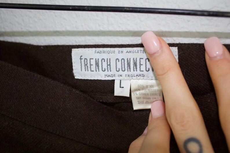 french connection wool skirt