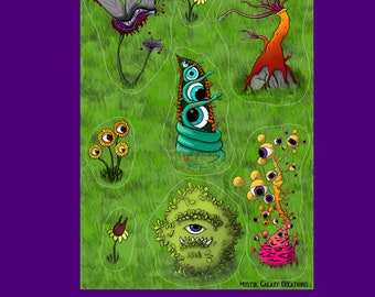 Planta estranha (folha completa)