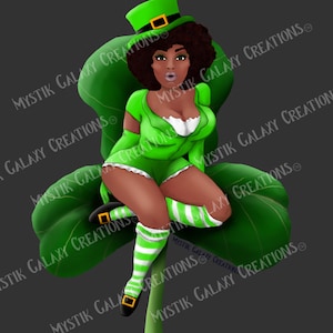 Leprechaun Girl PNG Image