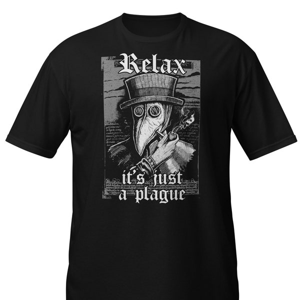 Medieval Vintage Plague Doctor T-Shirt | Goth Aesthetic Shirt