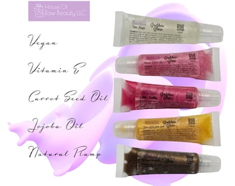 Vegan Lip Gloss ~ Goddess Gloss ~ Infused w/ Vit E & Natural Sunscreen