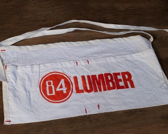 Vintage Nail Apron | Lumber Apron | 84 Lumber | Antique Aesthetic | Retro Construction Apron | Rustic Vintage Lumbar/Nail Apron