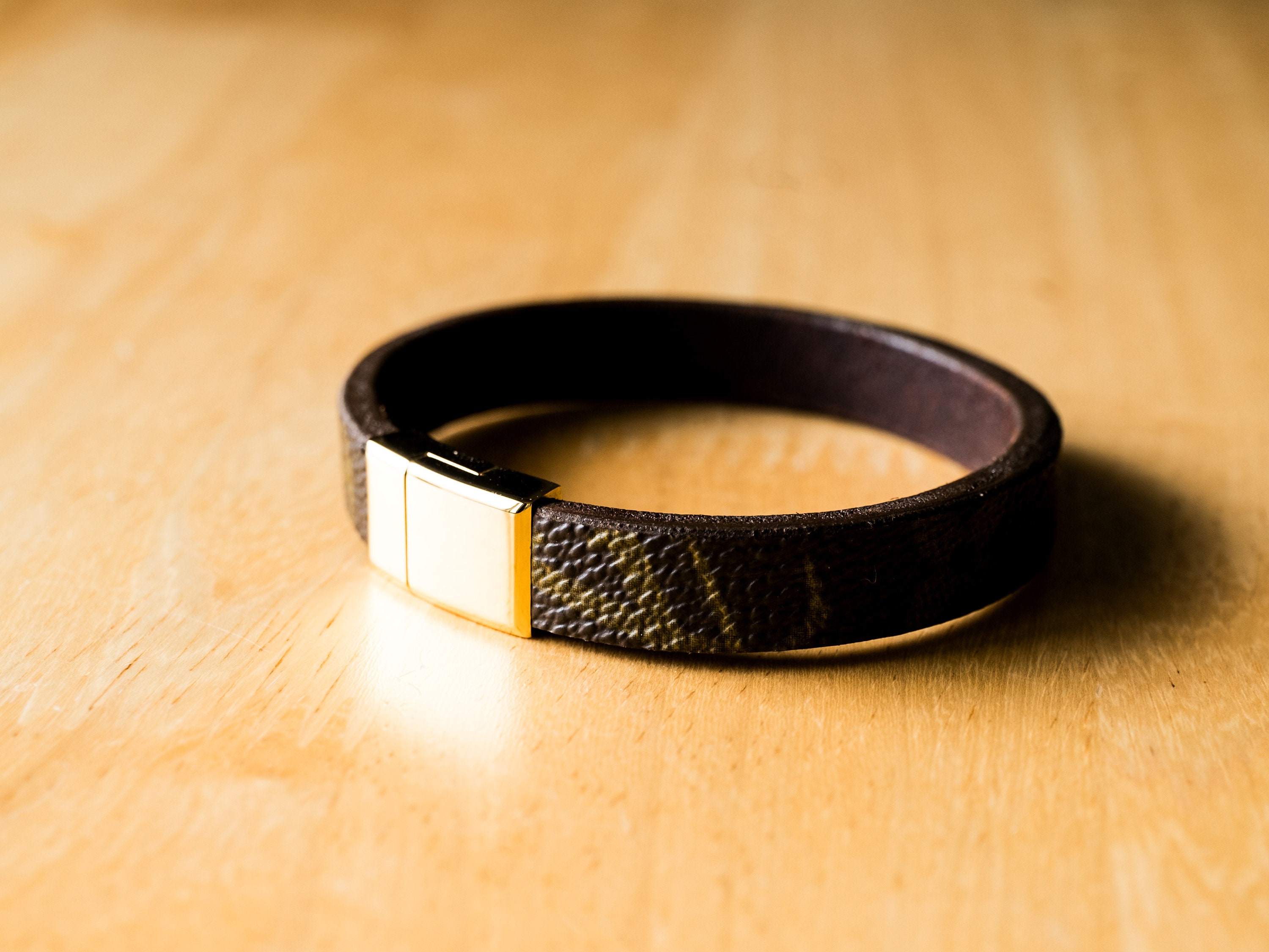 original louis vuitton bracelet for women leather