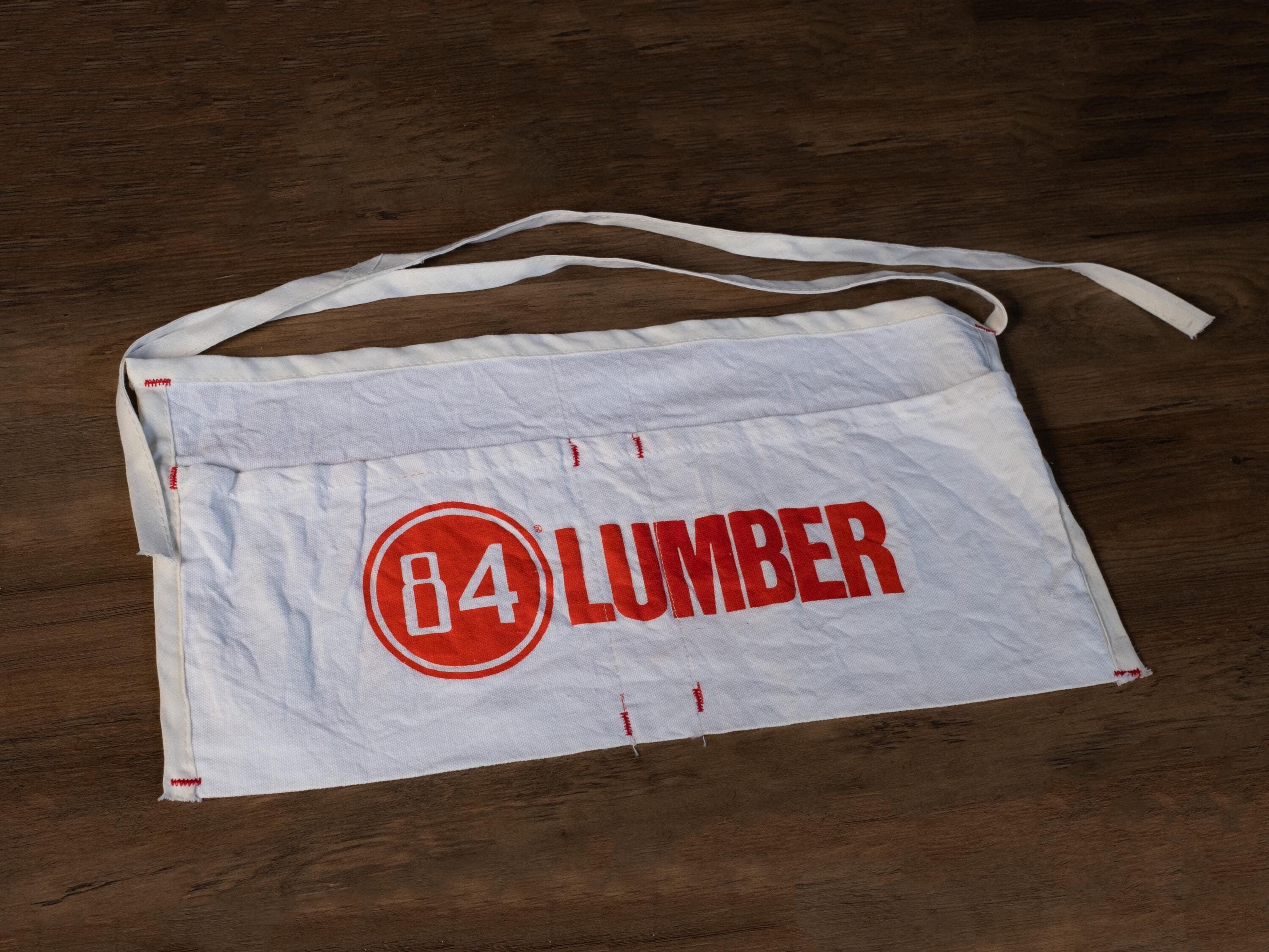 Vintage Nail Apron | Lumber Apron | 84 Lumber | Antique Aesthetic