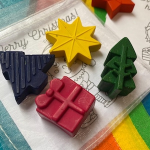 Toddler stocking filler Crayons, Christmas crackers fillers, Christmas crayons, Christmas Eve box fillers, kids party favours