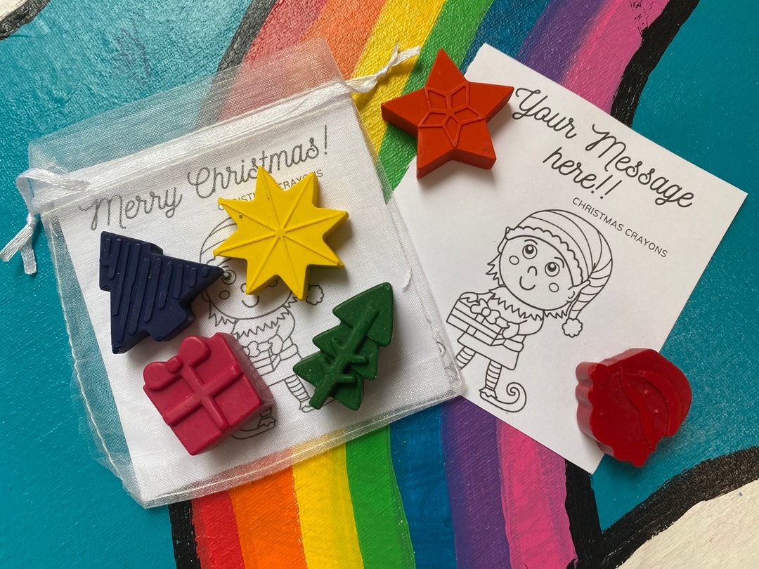 Toddler Stocking Filler Crayons, Christmas Crackers Fillers, Christmas