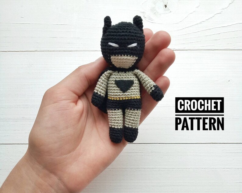 Crochet Batman Pattern Superhero Pattern Marvel Crochet Etsy