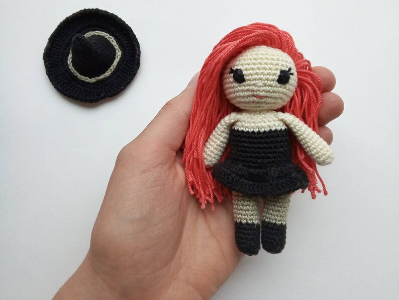 Crochet Witch Pattern Cute Doll Pattern Crochet Witch Doll Etsy