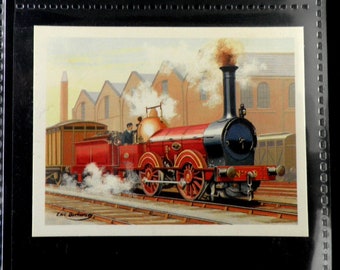 Steam Locomotives Lima Loco Works Vintage Black /& White Photo Print of TH Jefferson Locomotive Train Collectibles