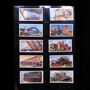 Engineering Wonders Cigarette Cards by WD and HO Wills Set of 50 Issued in 1927 Engineering Inventions Machinery History  Rare Collectable