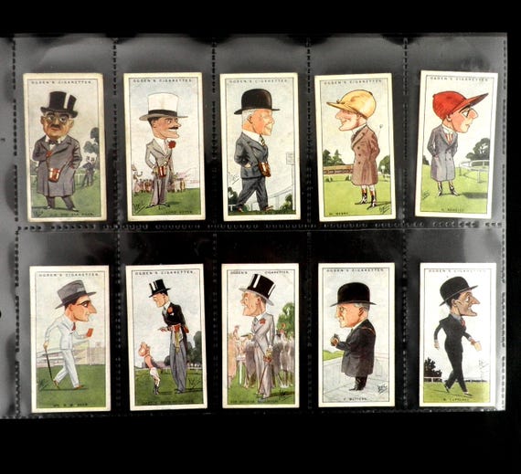 Turf Personalities Cigarette Cards by Ogdens Set of 50 Issued in 1929 Horse  Racing