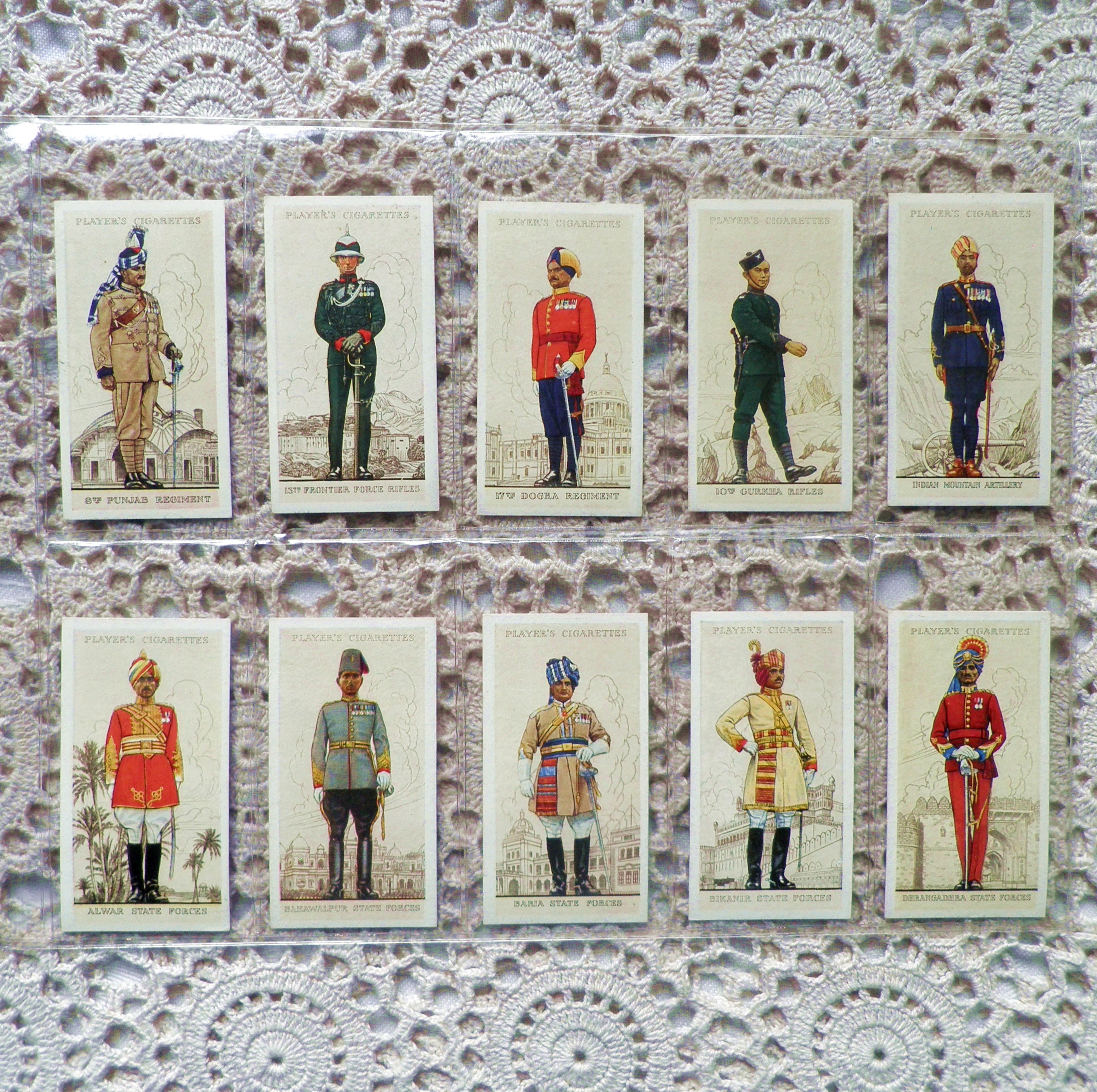 players cigarette cards military uniforms of the british empire overseas Military Uniforms of the British Empire Overseas Cigarette Cards by John  Player Set of 50 Issued in 1938 History Military Uniform Rare Gift