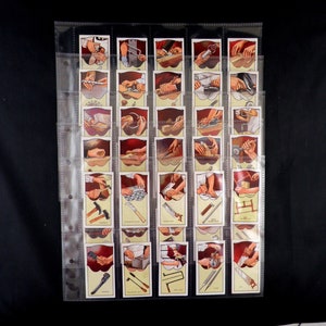 Tools and How to Use Them Cigarette Cards by Carreras Set of 50 Issued in 1935 Crafts Carpentry Tools Skills  Rare Collectable
