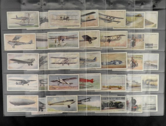 wills cigarette cards speed Speed Cigarette Cards by WD and HO Wills Set of 50 Issued in 1930 Transport  Ships Planes Motorbikes Cars Rare Collectable