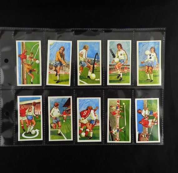 1970s Play Better Soccer Tea Cards by Brooke Bond Set of 40 Issued in 1976  Sport Football Skills Soccer Rare Gift - Etsy