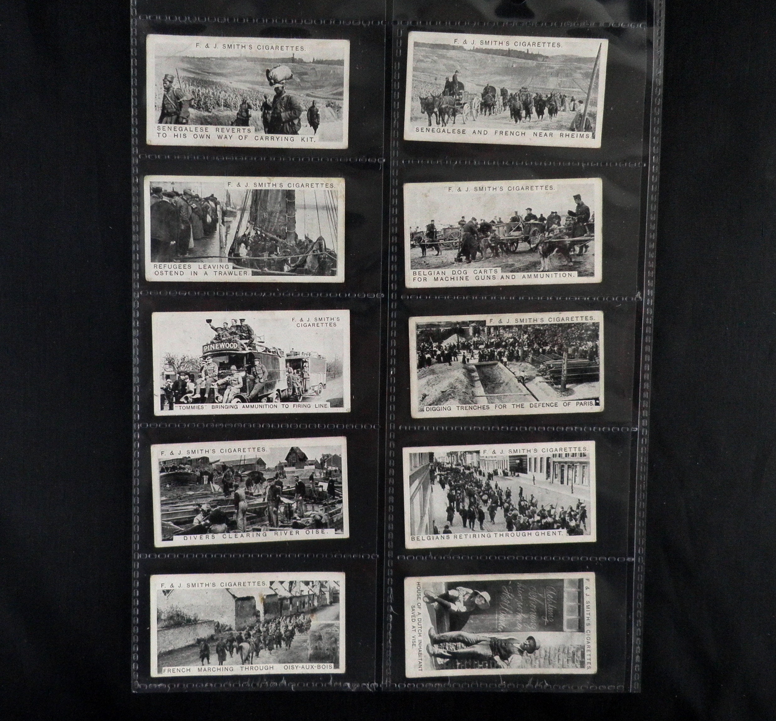 War Incidents ( 2nd Series ) Cigarette Cards by F & J Smith Set of 25  Issued in 1915 Military War History Rare Gift Investment