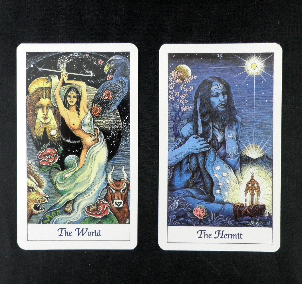 Cosmic Tarot by Norbert Losche Published by AGM Muller in 1998
