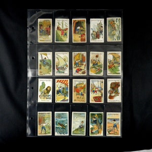 Robinson Crusoe Cigarette Cards by Gallahers Set of 100 Issued in 1928 Story Defoe Literature Robinson Crusoe Books Rare Gift