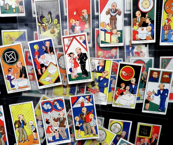 Amusing Tricks and How to Do Them Cigarette Cards by Carreras Set of 50  Issued in 1937 History Magic Tricks Conjuring Rare Collectable