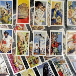 Communicatie sigarettenkaarten door Amalgamated Tobacco Set van 25 Uitgegeven in 1961 Technology Communication Gift Present Rare