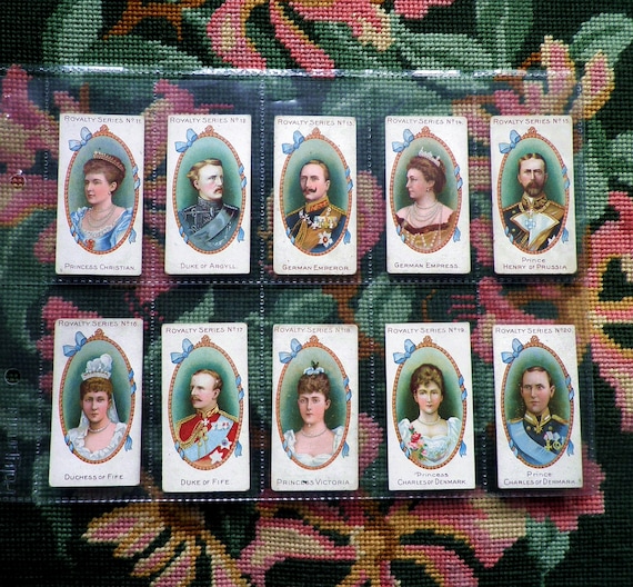Royalty Cigarette Cards by Gallahers Set of 50 Issued in 1902 History Kings  Queens Celebrities Royalty Aristocrasy Rare Gift - Etsy