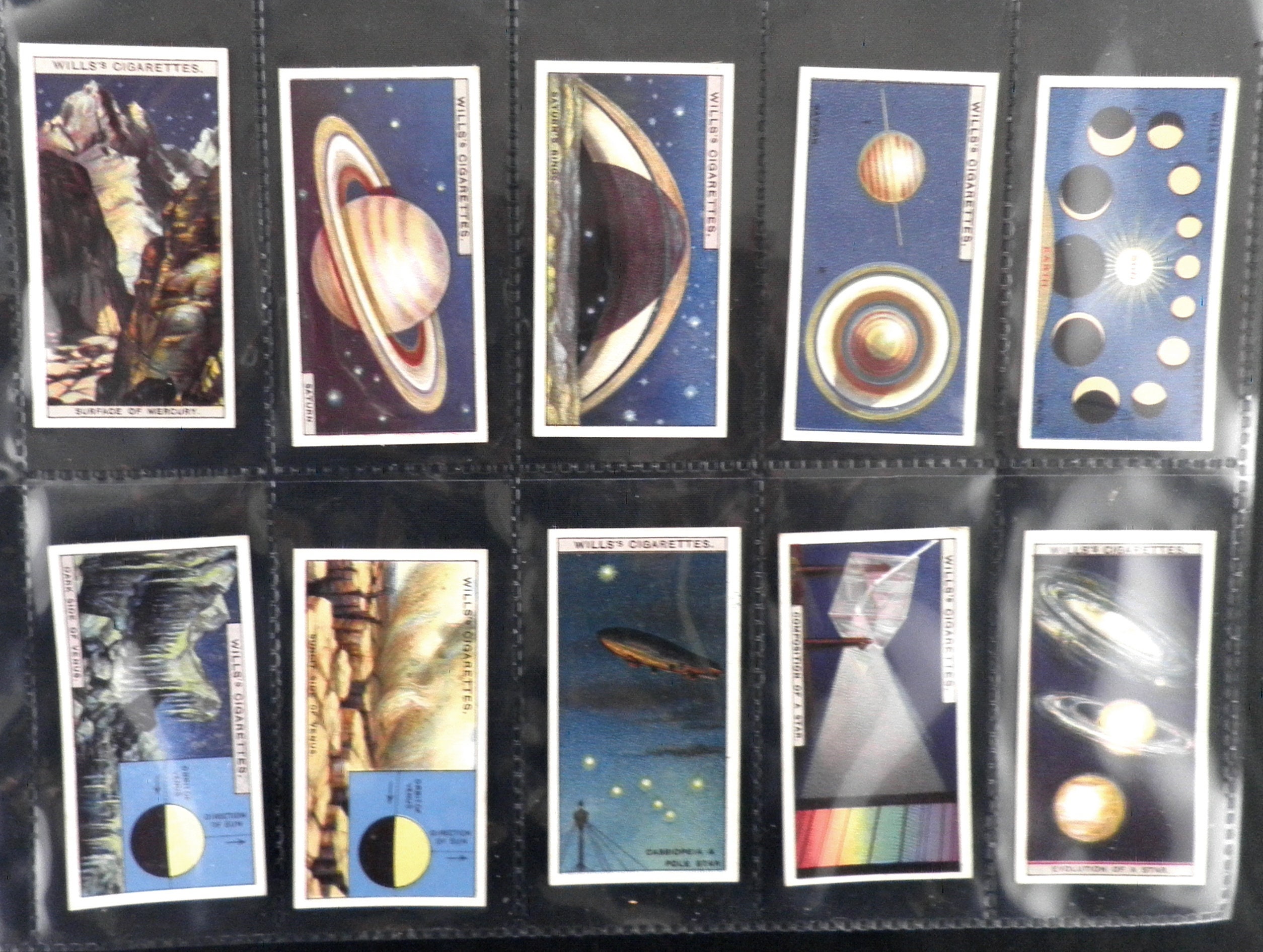 Romance of the Heavens Cigarette Cards by WD & HO Wills Set of 50 Issued in  1928 Astronomy Astrology Star Gazing Rare Gift