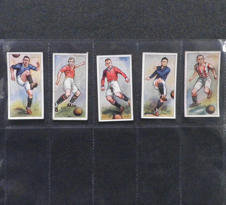 Footballers 1928 9 Cigarette Cards by John Player Set of 25 Issued in ...