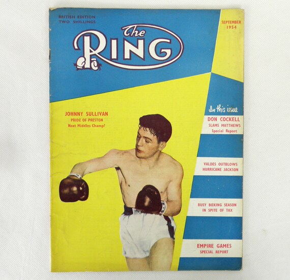 アメリカボクシング雑誌The RING 1952年6月号 The Ring Magazine June 2025 - Print Edition, SEALED, Fast