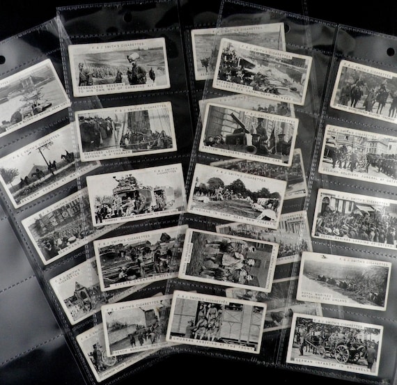 War Incidents ( 2nd Series ) Cigarette Cards by F & J Smith Set of 25  Issued in 1915 Military War History Rare Gift Investment