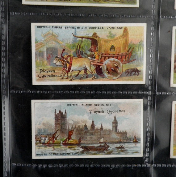 rare cigarette cards uk British Empire Series Cigarette Cards by John Player Set of 50 Issued in  1904 History Culture Empire Countries Queens Rare