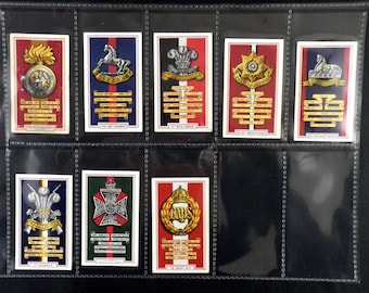 Army Badges Cigarette Cards by Gallahers Set of 48 Issued in 1939 Army  Military Regiments Badges Rare Gift Investment
