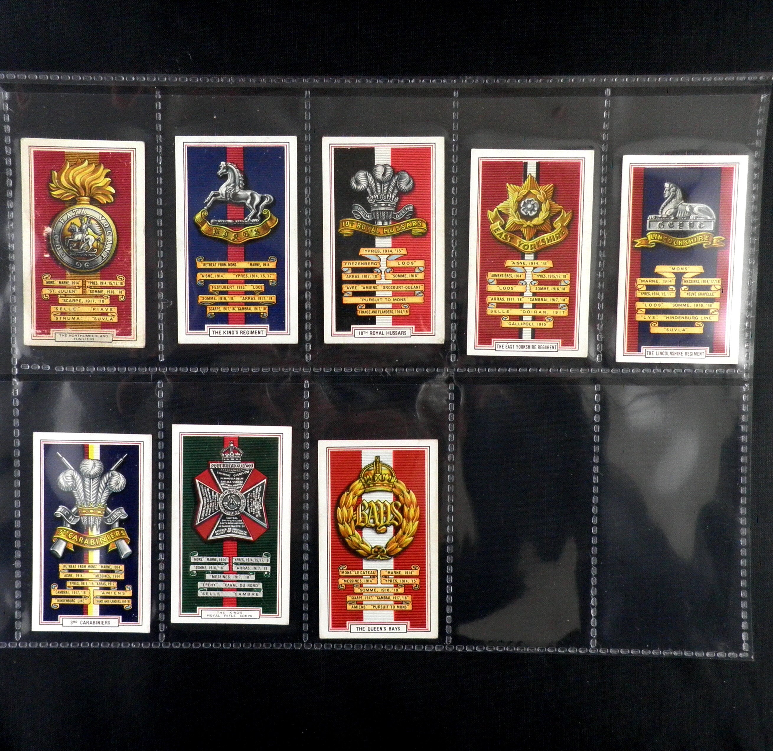 Army Badges Cigarette Cards by Gallahers Set of 48 Issued in 1939 Army  Military Regiments Badges Rare Gift Investment