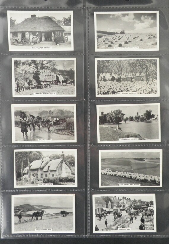 Buy Our Countryside Cigarette Cards by Pattreiouex Set of 28 Issued in 1938  Country Life Rural Scenes Rare Gift Online in India