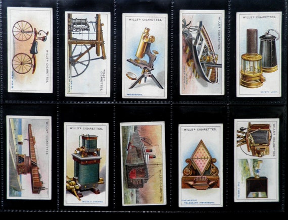 Famous Inventions Cigarette Cards by WD and HO Wills Set of 50 Issued in  1915 History Inventions Science Rare Collectable
